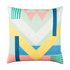 Lina 18 X 18 inch Mint and Pale Pink Throw Pillow