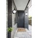 Cosmos LED 12.38 inch Matte Black with Satin Brass and Matte White Outdoor Wall Sconce