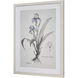 Iris Botanic Cream Framed Wall Art