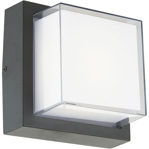 Geo LED 6.3 inch Matte Black ADA Wall Sconce Wall Light