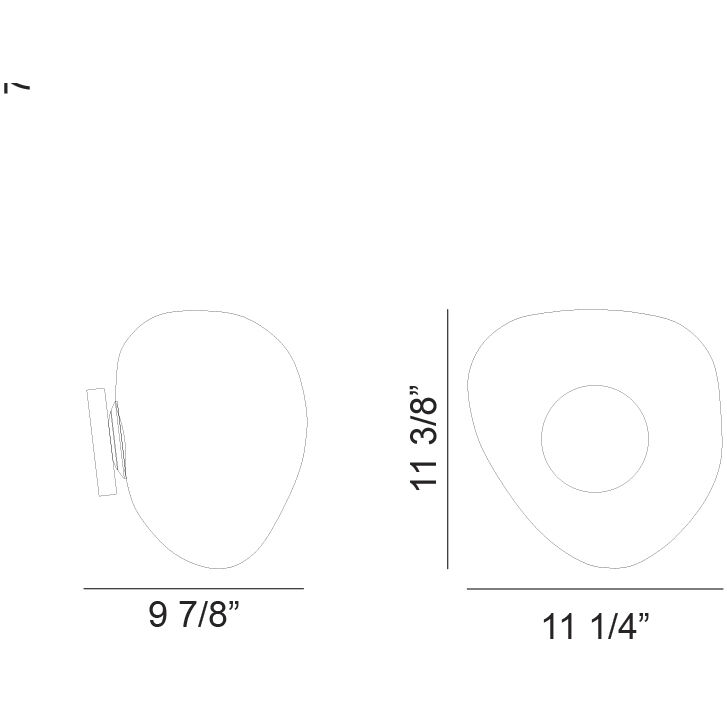 Melotte Wall Sconce Wall Light in Aged Gold Brass and Opal Glass