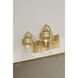 Ravik 2 Light 14.25 inch Legacy Brass Vanity Wall Light