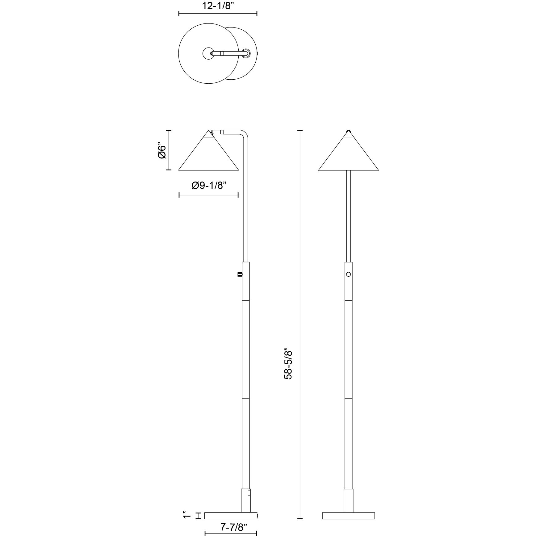 Alora Mood Remy 58.63 inch 60 watt Matte Black Floor Lamp Portable Light