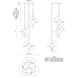 Scorpio LED 27.25 inch Polished Nickel Chandelier Ceiling Light