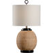 MarketPlace 28 inch 100 watt Hand Etched Table Lamp Portable Light