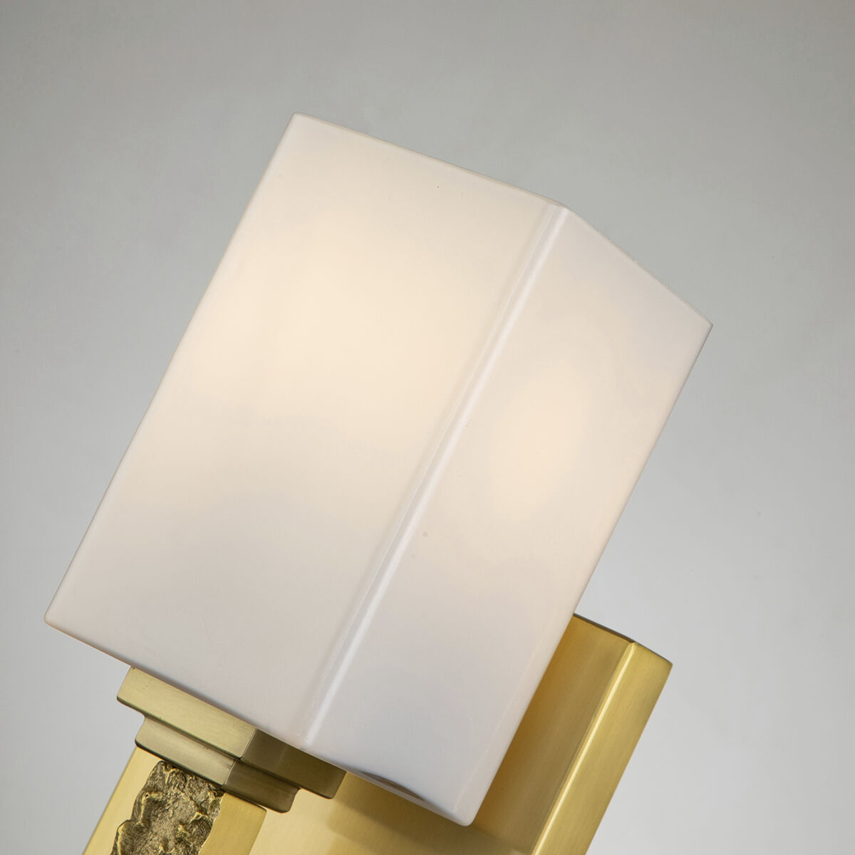 Jack 1 Light 5 inch Aged Brass Bath Bar Wall Light