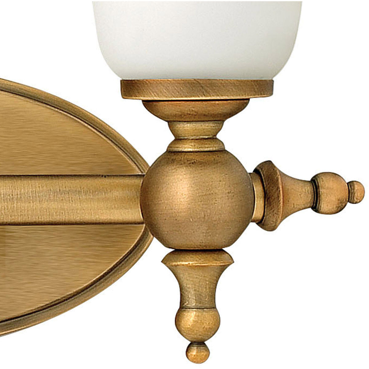 Yorktown 2 Light 15.5 inch Brushed Bronze Bath Light Wall Light