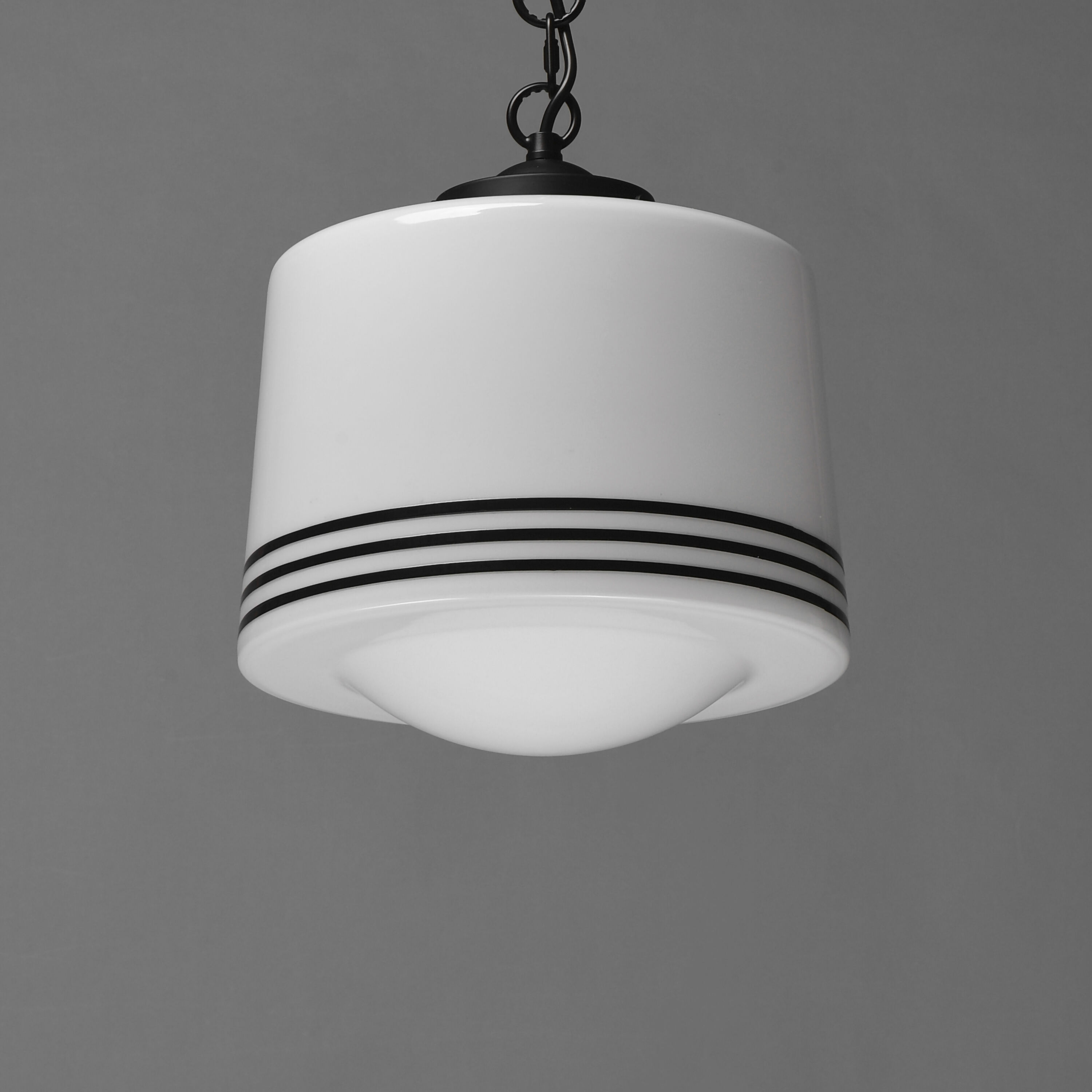 Eureka 1 Light 11.75 inch Black Single Pendant Ceiling Light