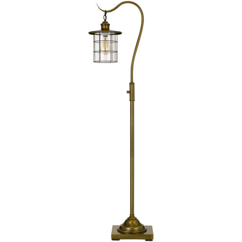 Silverton 60 inch 60 watt Rubbed Antiqued Brass Floor Lamp Portable Light