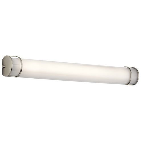 Independence LED 37 inch Brushed Nickel Linear Bath Large Wall Light, Large