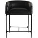 Osbourne 33.5 inch Black and Blackened Iron Counter Stool