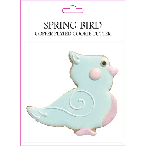 Spring Bird Copper Cookie Cutter
