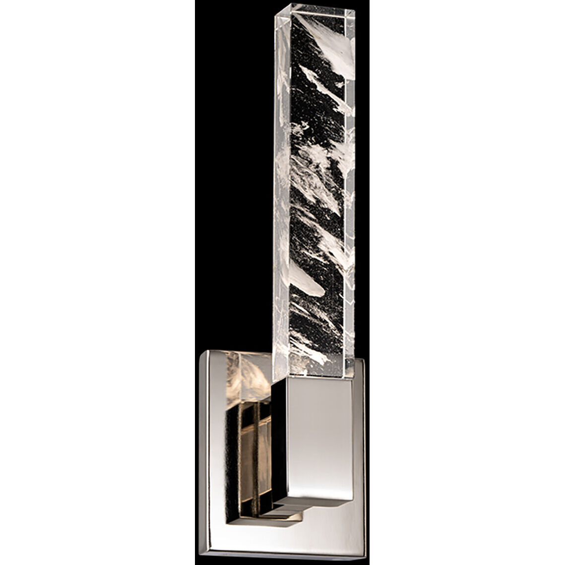 Beyond Baton LED 4 inch Polished Nickel ADA Wall Sconce Wall Light