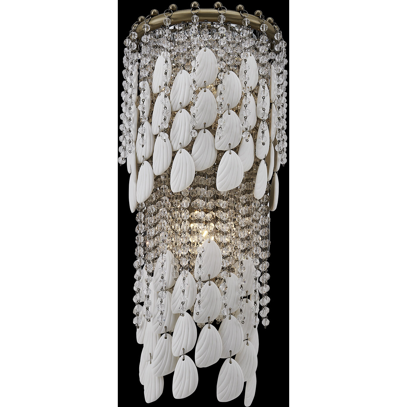 Farfalle 2 Light 8.75 inch Brushed Champagne Gold Wall Sconce Wall Light