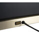 Trina 31 inch 23 watt Ebony and Weathered Brass Table Lamp Portable Light
