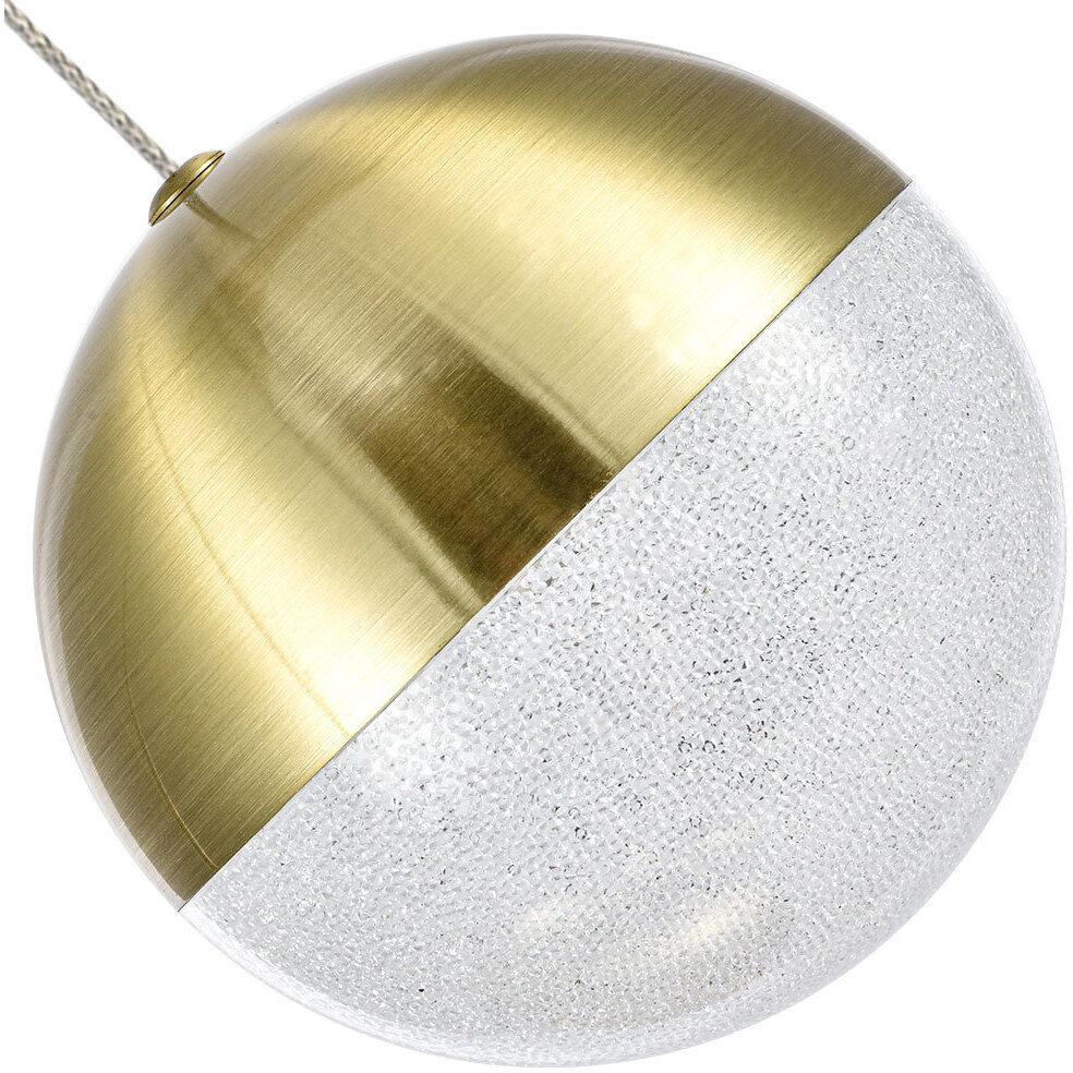 Artisan Collection/RAVELLO Series 5 Light 10.25 inch Brass Pendant/Chandelier Ceiling Light
