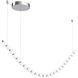 Akoya LED 3.25 inch Chrome Chandelier Ceiling Light