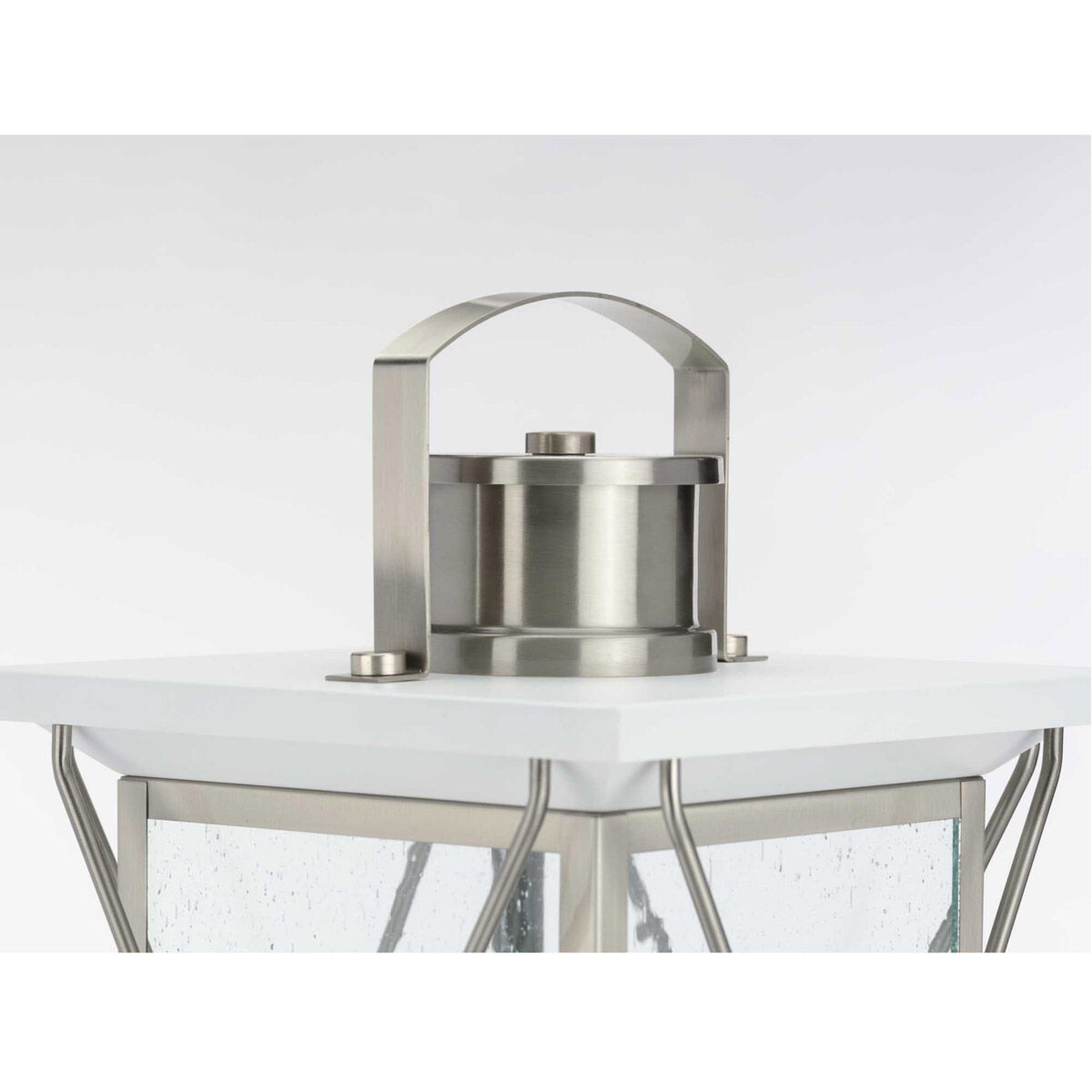 Barlowe 1 Light 20 inch Stainless Steel Outdoor Post Lantern