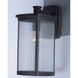Terrace 1 Light 11 inch Bronze Outdoor Wall Sconce in Clear
