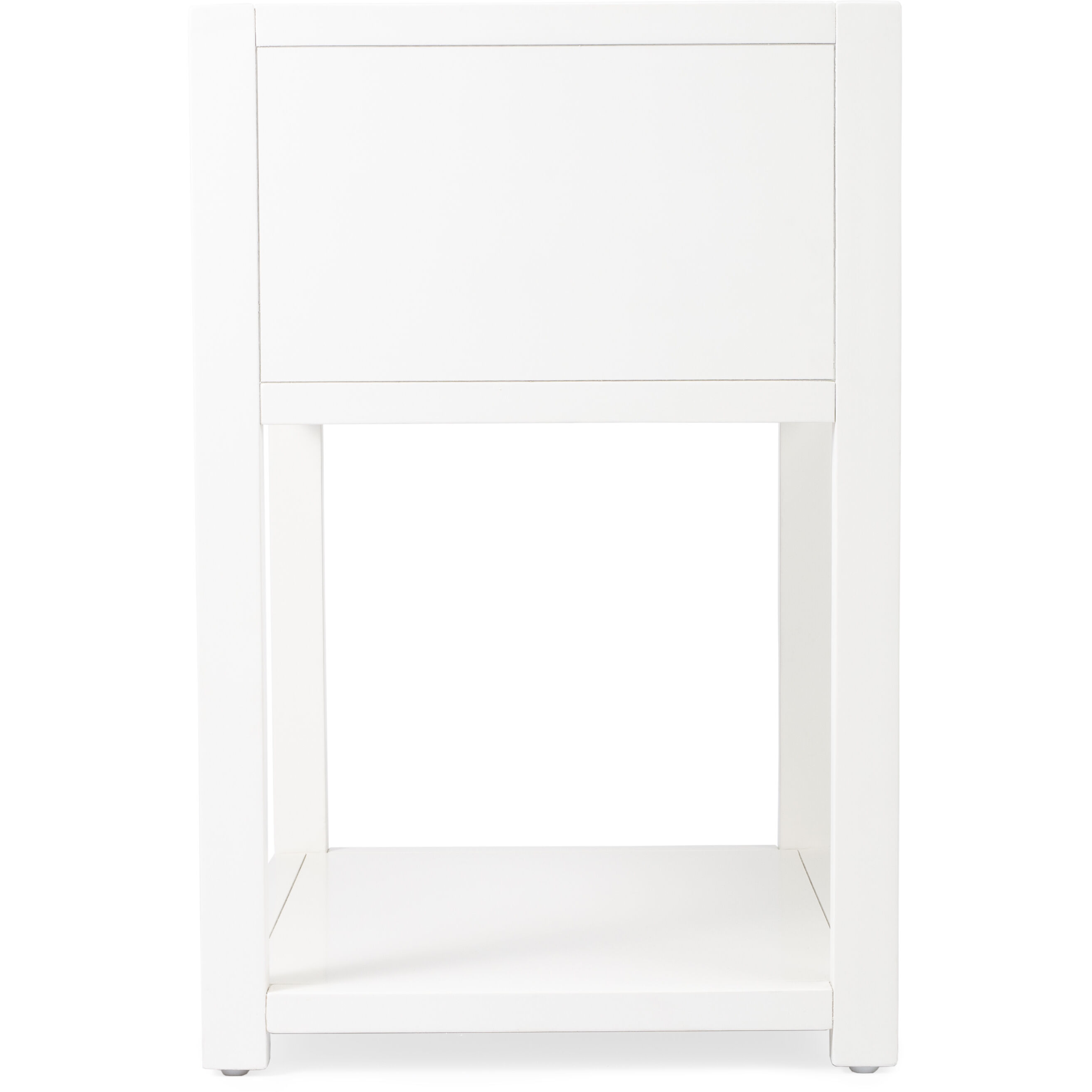 Lark White End or Side Table