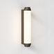 Burlington LED 4.65 inch Bronze Bathroom Wall Light