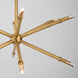 Ionis 12 Light 42 inch Brushed Brass Pendant Ceiling Light