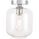 Collier 1 Light 7.30 inch Flush Mount