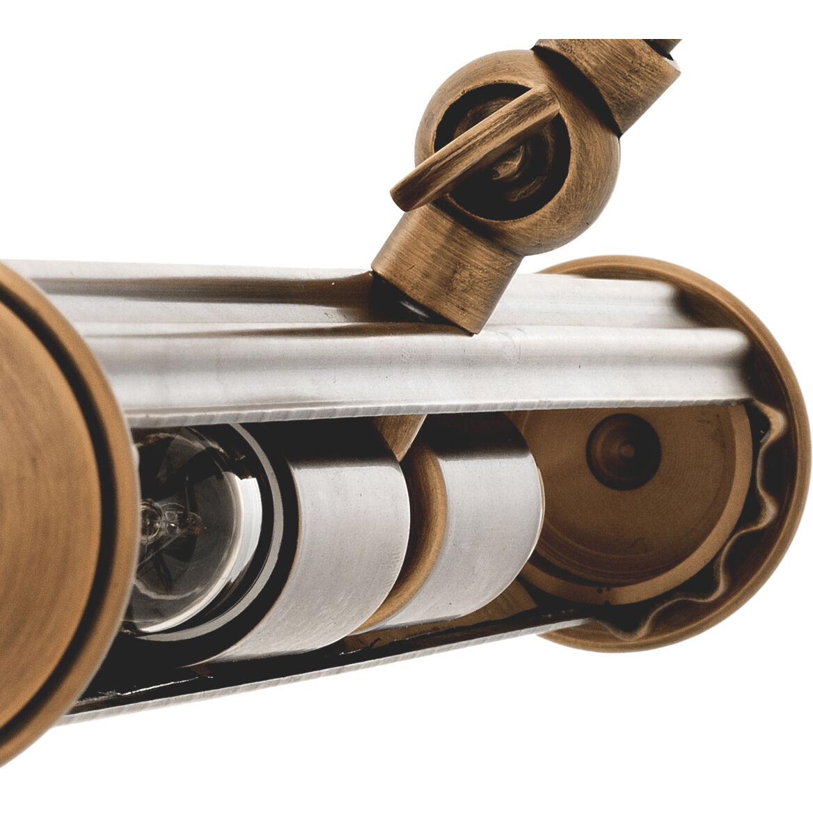 Luca Wall Lamp Wall Light in Antique Brass, Large