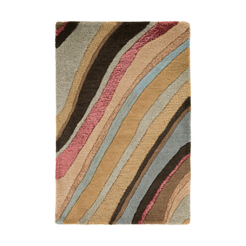 Radnor 36 X 24 inch Medium Brown Rug, Rectangle
