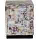Stool 18.9 inch Brown/White Stool