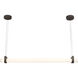 Sorelle LED 58 inch Dark Bronze Linear Chandelier Ceiling Light