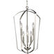 Romee 6 Light 15 inch Brushed Nickel Foyer Pendant Ceiling Light, Medium
