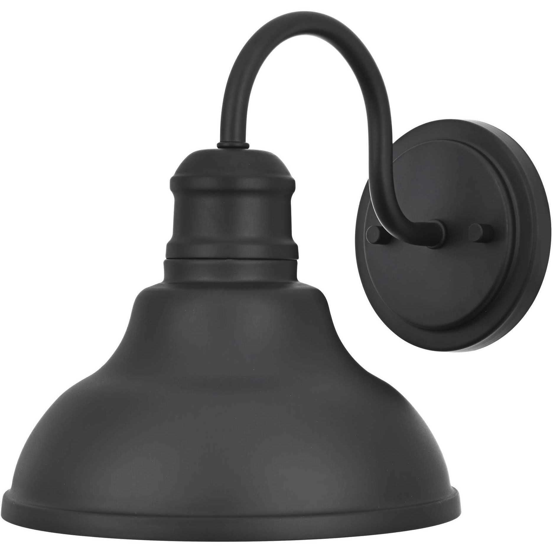 Callen 1 Light 10 inch Black Outdoor Wall Sconce