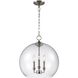Sean Lavin Lawler 3 Light 16 inch Satin Nickel Pendant Ceiling Light
