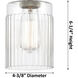 Ballston Hadley 3 Light 36 inch Brushed Satin Nickel Linear Pendant Ceiling Light