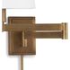 Virtue Wall Sconce Wall Light in Natural Brass