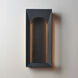 Brasilia LED 18 inch Black Outdoor Wall Mount