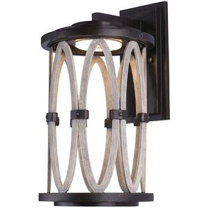 Belmont LED 16 inch Florence Gold Outdoor Wall Sconce