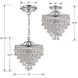 Calypso 3 Light 13 inch Polished Chrome Semi Flush Ceiling Light
