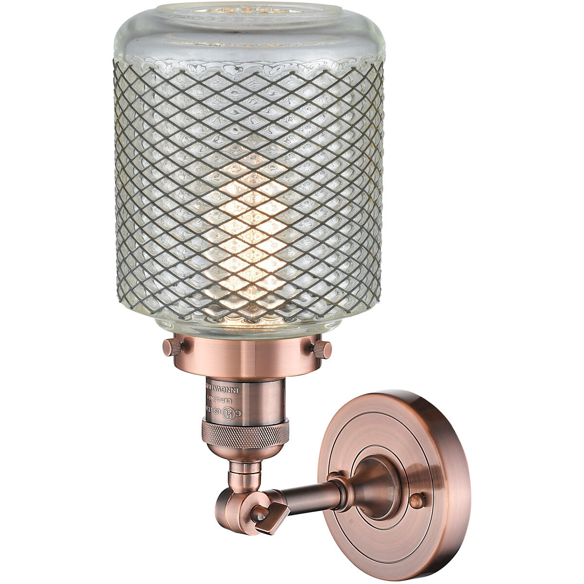 Franklin Restoration Stanton 1 Light 6 inch Antique Copper Sconce Wall Light, Franklin Restoration