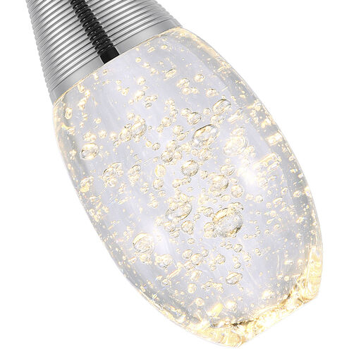 Dior LED 5 inch Chrome Down Mini Pendant Ceiling Light
