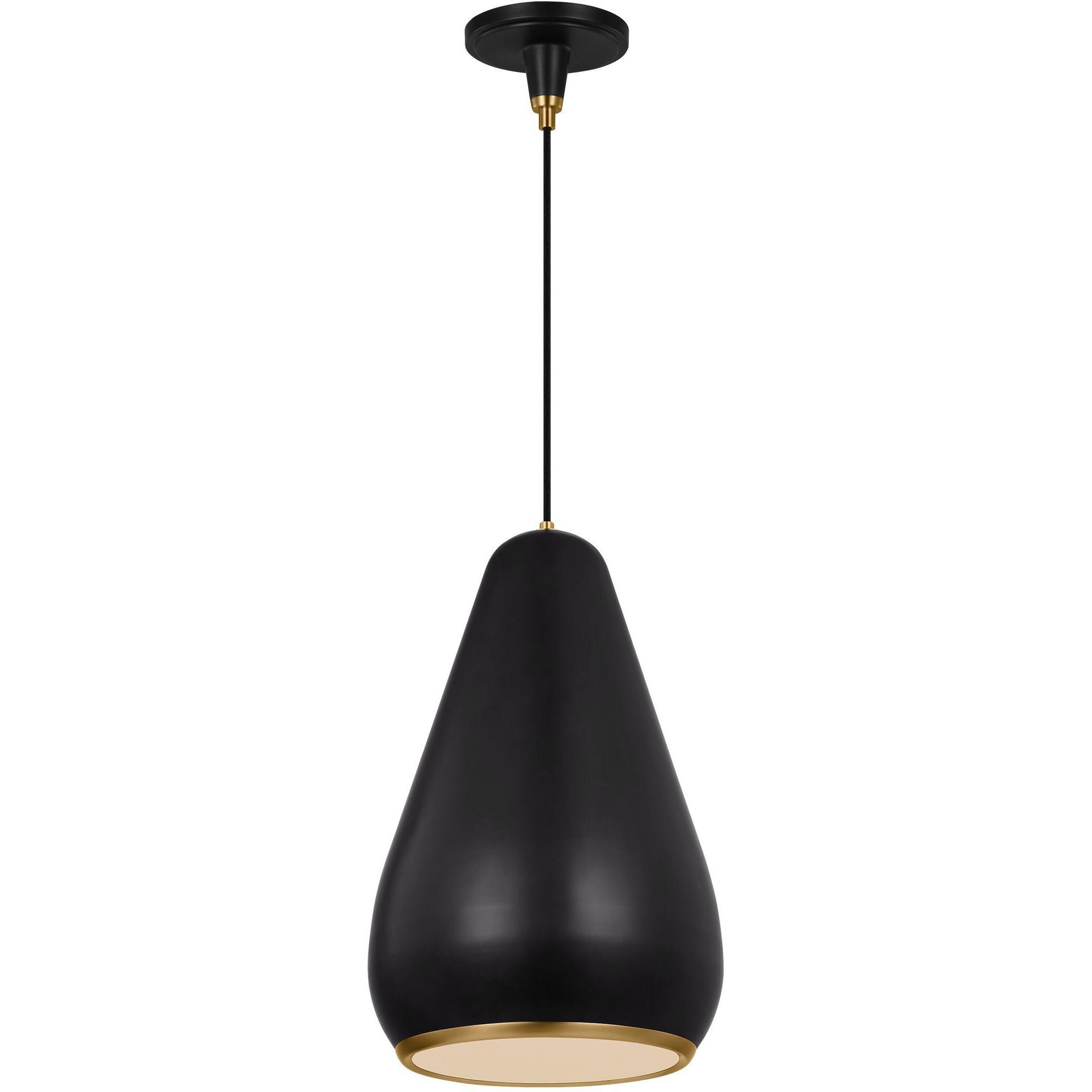 TOB by Thomas O'Brien Clasica 1 Light 13.38 inch Aged Iron Pendant Ceiling Light