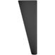 Taper 12v 1.90 watt Satin Black Landscape Deck Sconce, Horizontal
