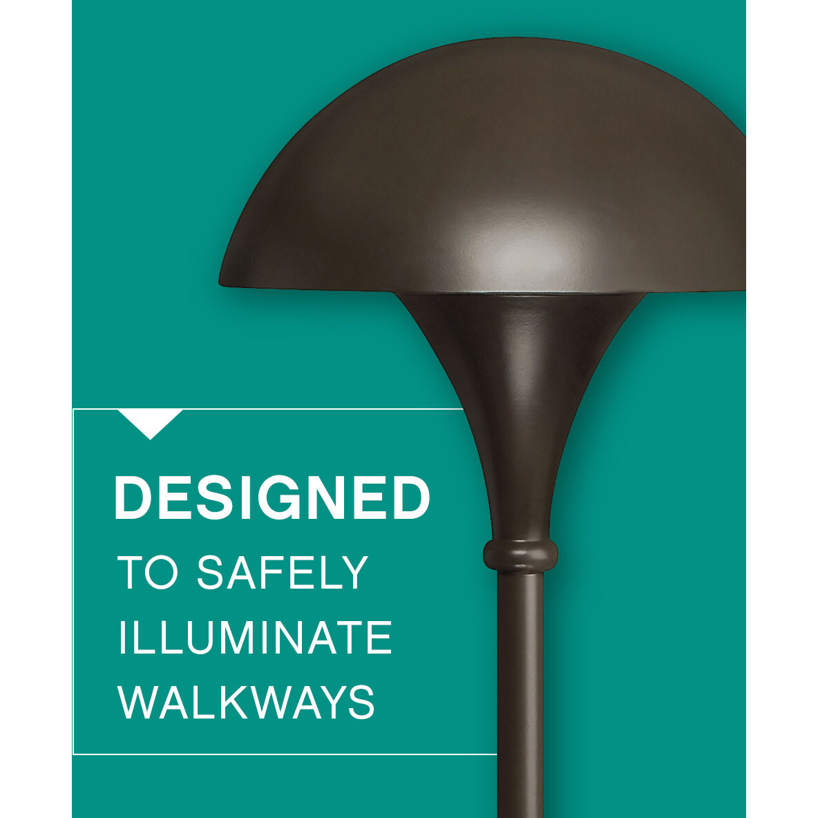 Mushroom 120v 8.00 watt Bronze Landscape Path Light
