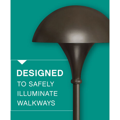 Mushroom 120v 8.00 watt Bronze Landscape Path Light