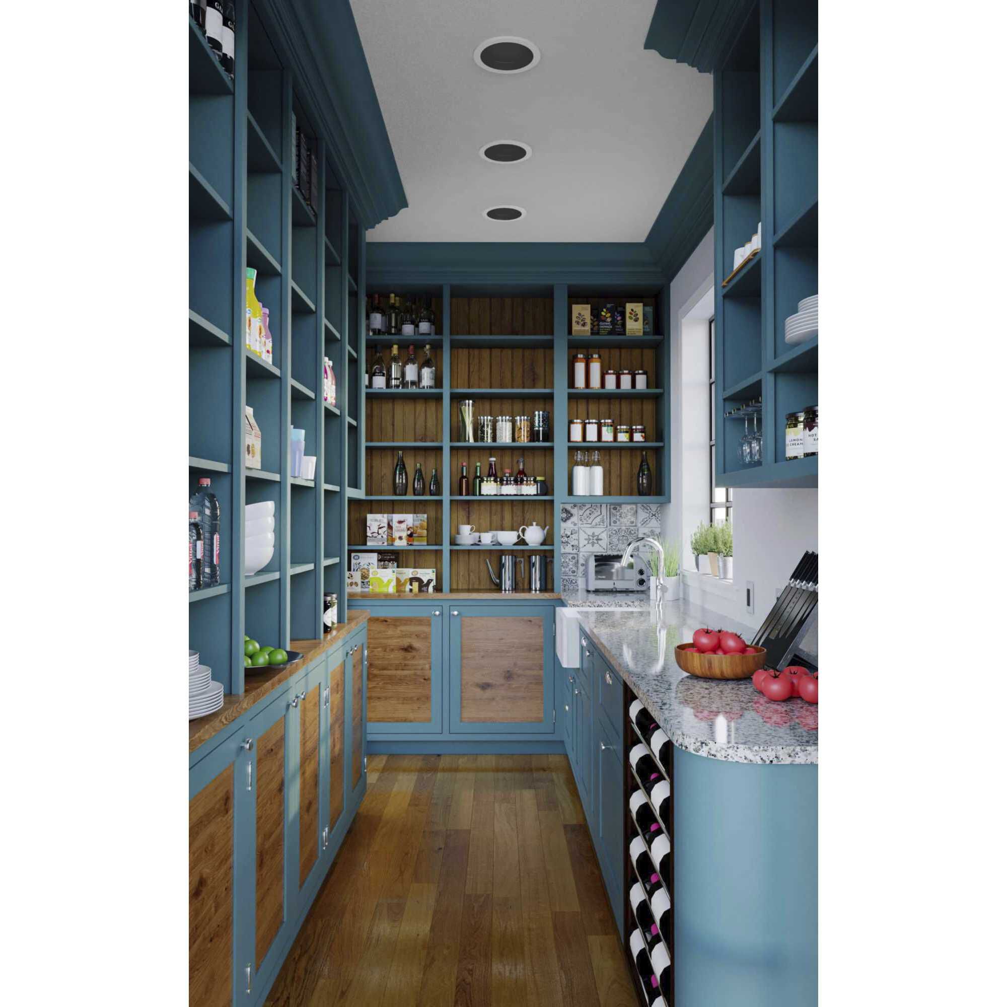 6in Recessed Trim PAR38 Black Open Trim