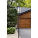 Fortis 3 Light 126.5 inch Sand Black Outdoor Post Mounted Fixture