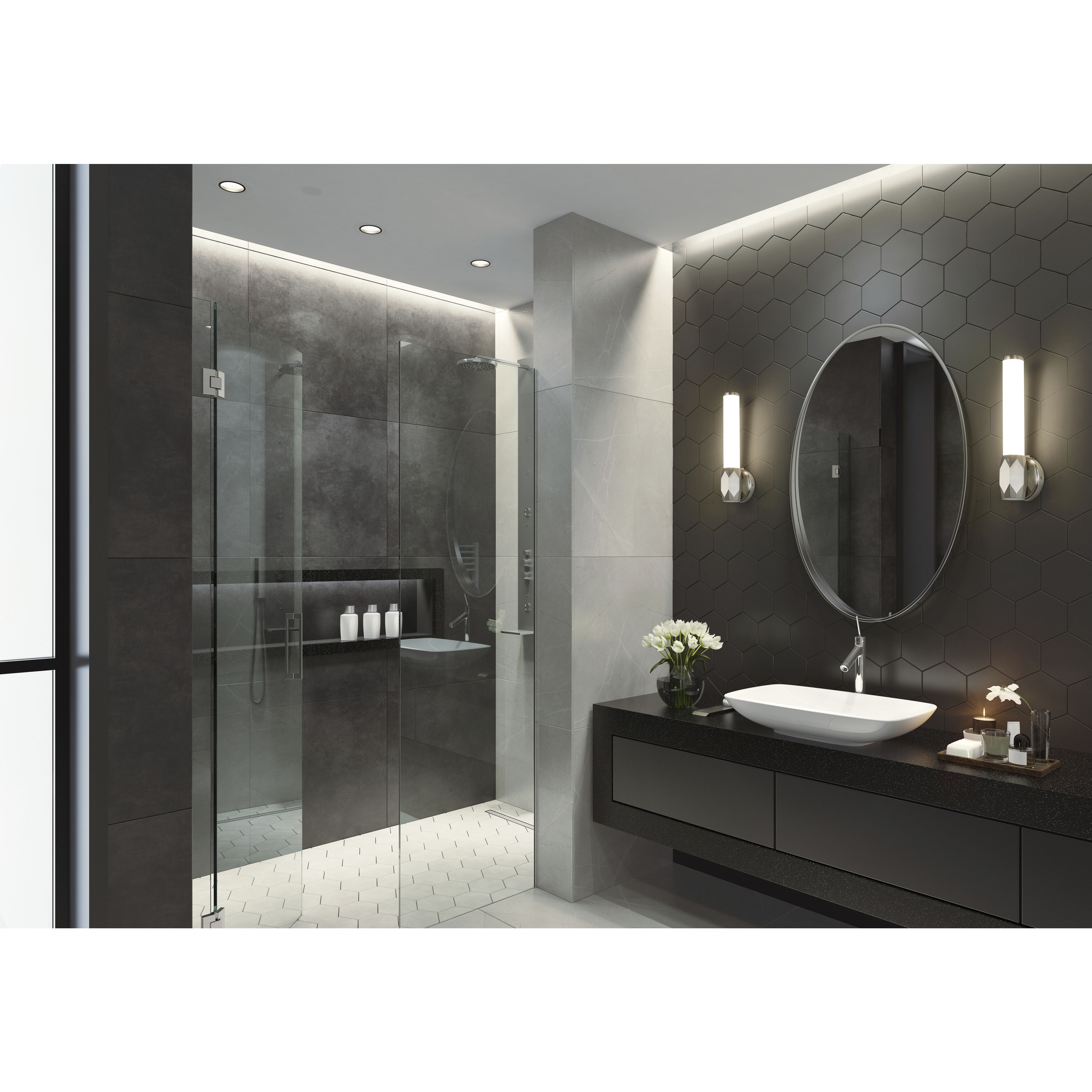 Cooper LED 4.75 inch Brushed Nickel Wall Sconce Wall Light