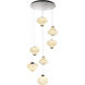 Solara LED 25.2 inch Graphite Chandelier Ceiling Light