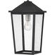 Stoneleigh 1 Light 9 inch Mottled Black Outdoor Hanging Lantern